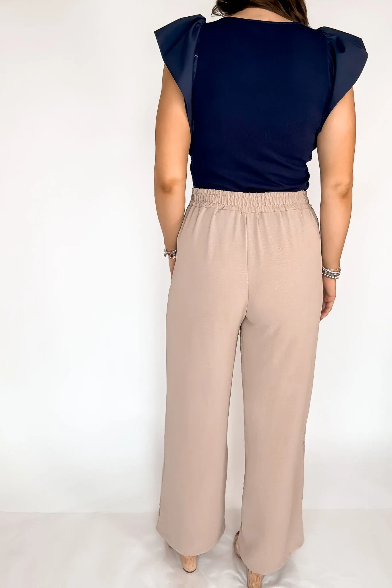 Amazing Sand Wide Leg Pants