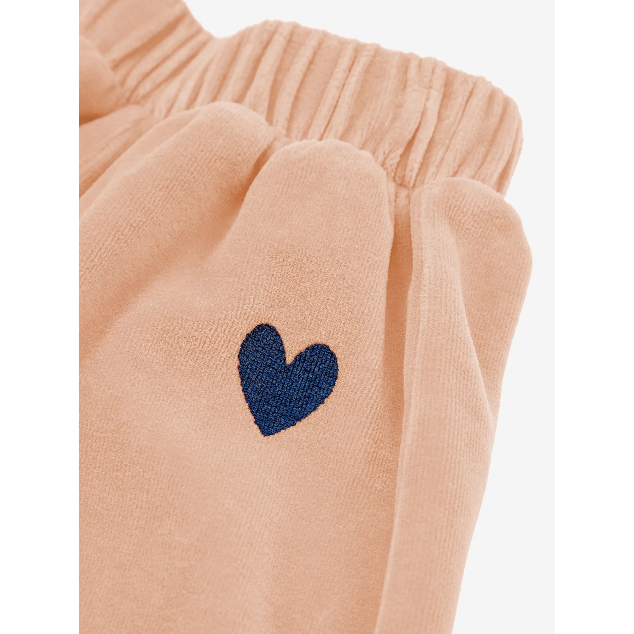 Bobo Choses Heart Velvet Jogging Pants