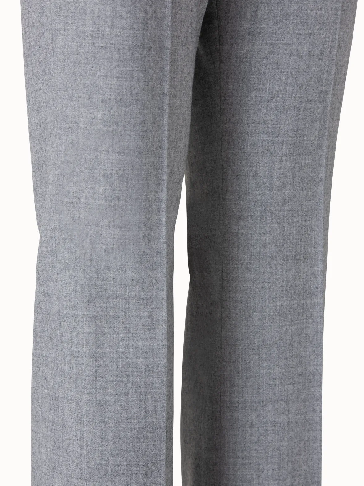 Bootcut Hose aus Wolle Stretch Flanell