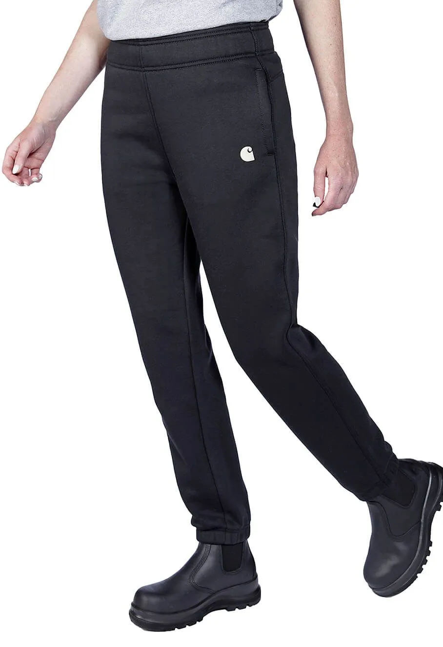 Carhartt&#x20;Sweatpants&#x20;with&#x20;Logo&#x20;Women&#x20;105510&#x20;-&#x20;Black