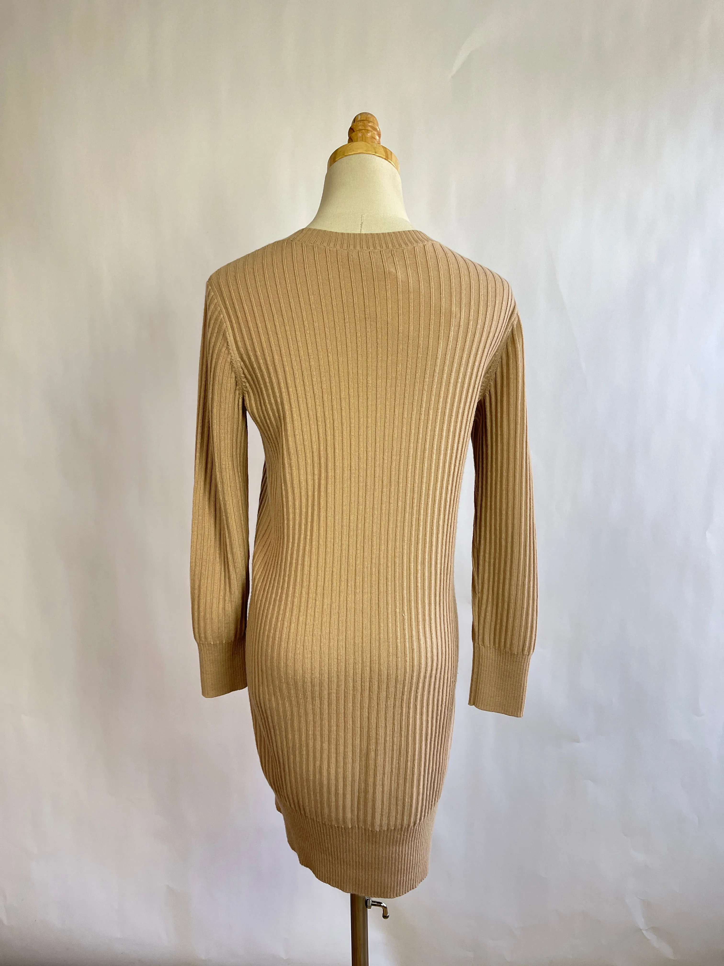 Club Monaco Tan Knit Dress (XS)