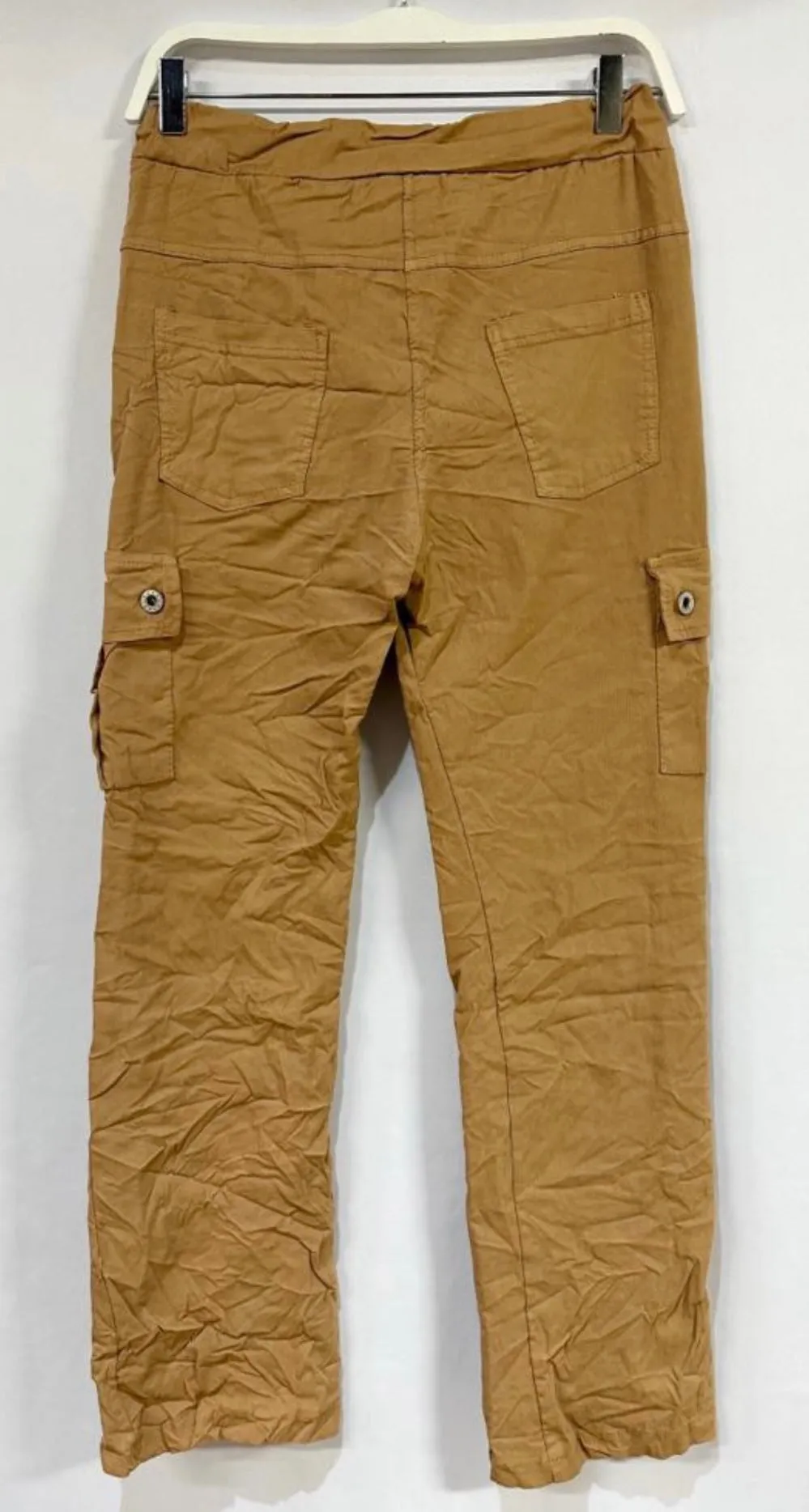 Crinkle Cargo Pants - Final Sale
