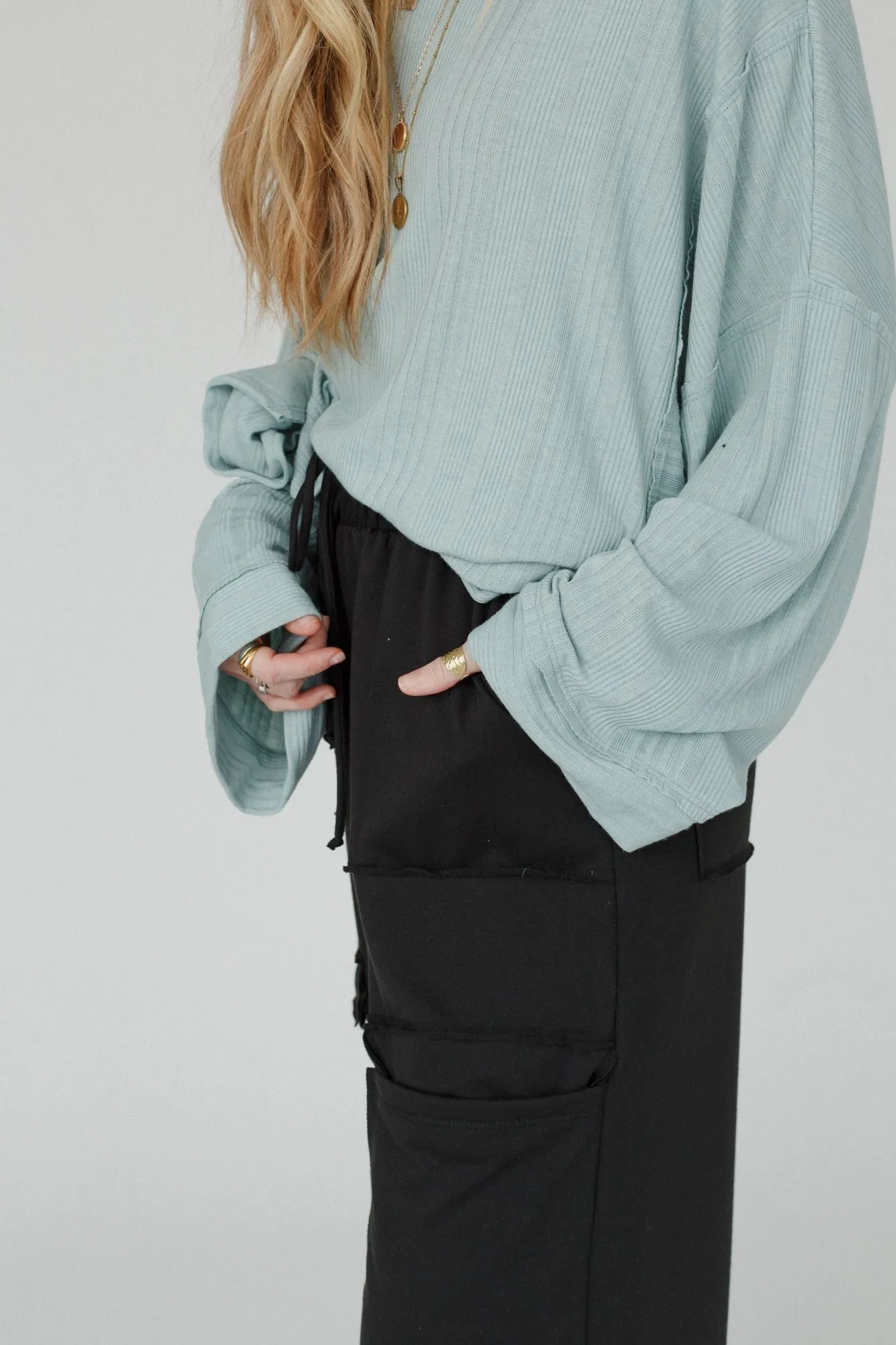 Easy Mornings Wide Leg Pants - Black