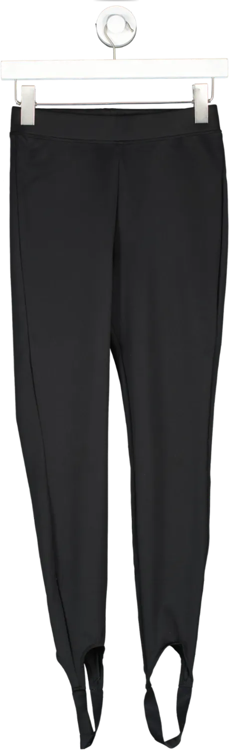 L'agence Black Emerson Stretch Stirrup Leggings UK XS