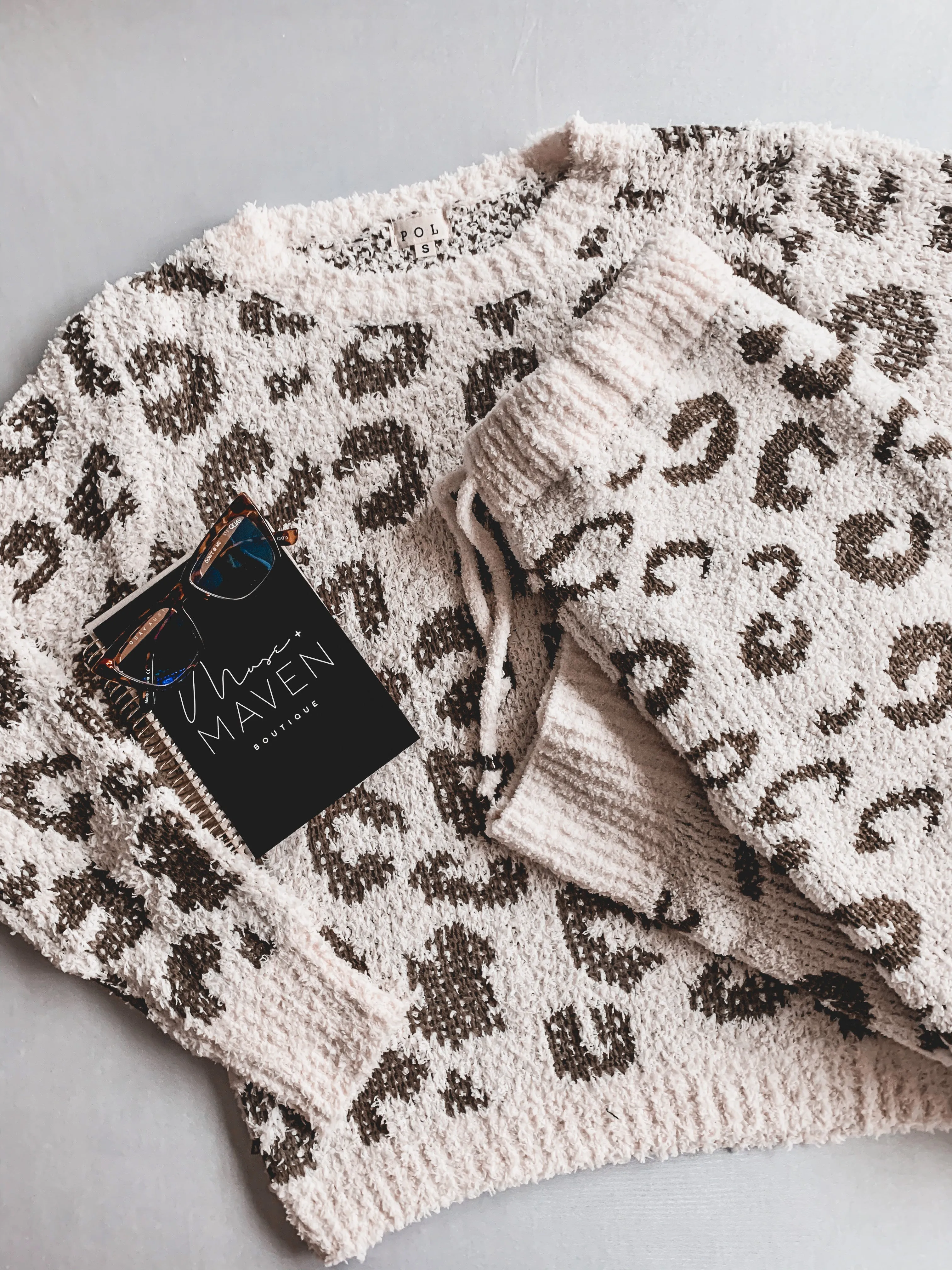 Luxe Leopard Lounge Sweater