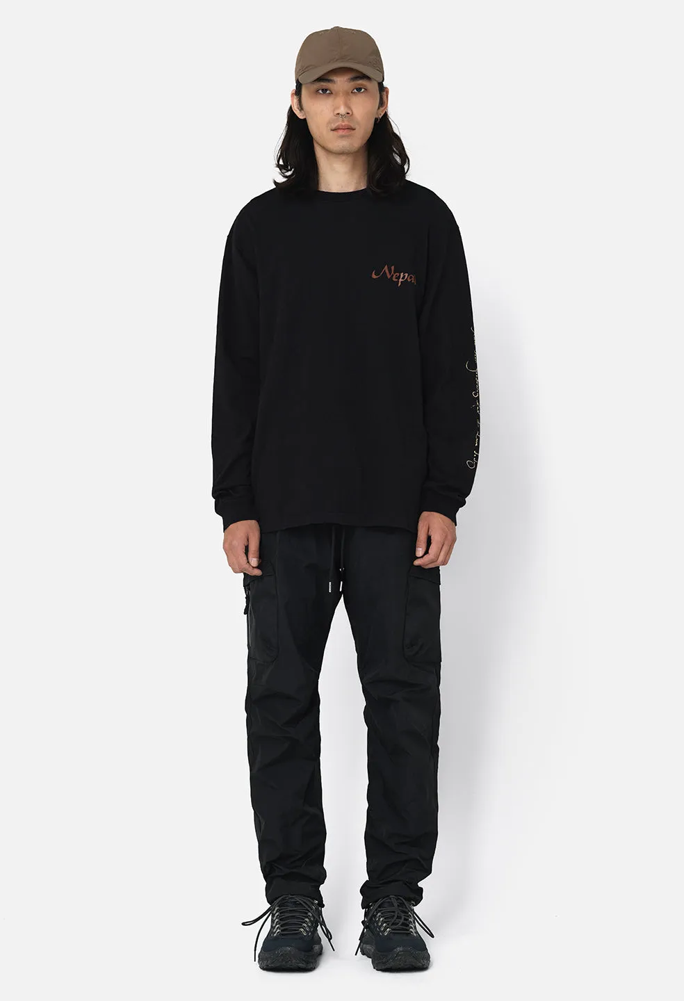 Nepal LS University Tee / Black
