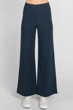 Wide Leg Linen Pants