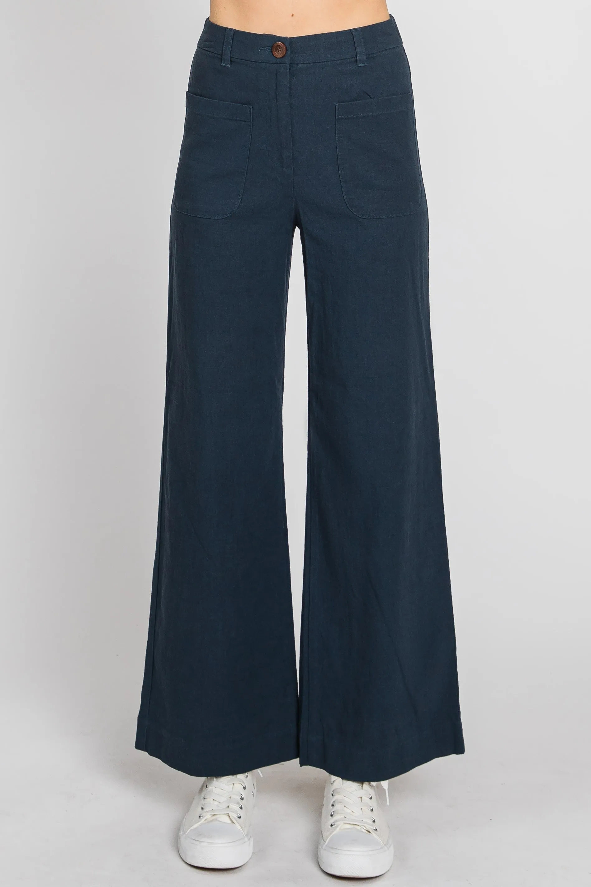 Wide Leg Linen Pants
